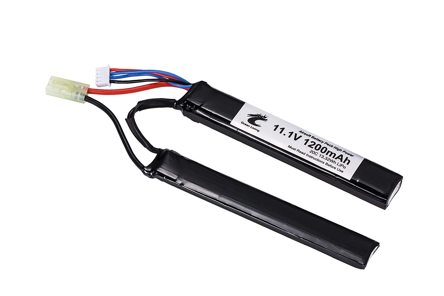 Lipo 11.1V 1200mAh 20C NunChuck